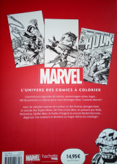 Verso de (DOC) Marvel Comics - Marvel l'univers des comics à colorier