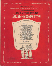Verso de Bob et Bobette (2e Série Rouge) -4b1957- Le dompteur de taureaux