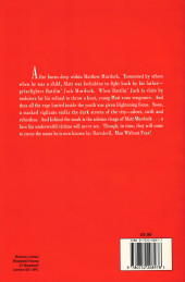 Verso de Daredevil: The Man Without Fear (1993) -INTU.K- Daredevil The man without fear