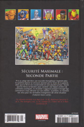 Verso de Marvel Comics - La collection (Hachette) -205164- Sécurité Maximale : Seconde Partie