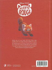 Verso de Alerte rouge (Pixar) - Alerte rouge - La bande dessinée du film