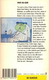 Verso de Les bidochon -8Poche- Vent du soir
