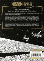 Verso de Star Wars - Étoiles perdues -1- Tome 1