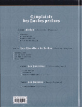 Verso de Complainte des Landes perdues -3b2021- Sioban 3 - Dame Gerfaut