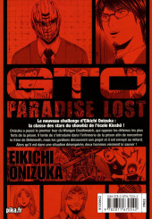 Verso de GTO - Paradise Lost -16- Vol. 16