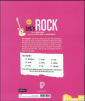 Verso de Let's Rock - mon cahier de rockeur