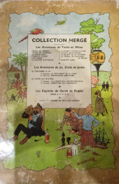 Verso de Tintin (Historique) -5B09- Le lotus bleu