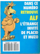 Verso de Placid et Muzo (Poche) -265- Salut Alf !