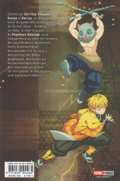 Verso de Demon Slayer - Kimetsu no yaiba -HS02- Le guide officiel des personnages de l'anime - Tome 2