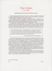 Verso de (AUT) Corben -2022/05- Tout Corben 1971-2020