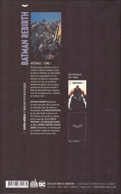 Verso de Batman Rebirth -INT01- Intégrale - Tome 1