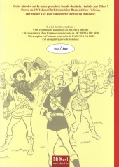 Verso de Collection Tibet -4- Les aventures d'Alain