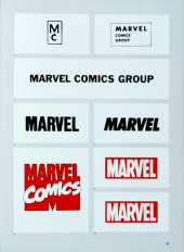 Verso de (DOC) Marvel Comics - Marvel : Une Histoire de Design