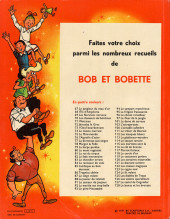 Verso de Bob et Bobette (3e Série Rouge) -86a1971- Trognica chérie