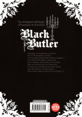 Verso de Black Butler -1a2018- Black Host