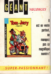 Verso de Tom et Jerry (Puis Tom & Jerry) (2e Série - Sage) -100- David et Goliath modernes