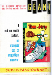 Verso de Tom et Jerry (Puis Tom & Jerry) (2e Série - Sage) -104- Aviation en chambre