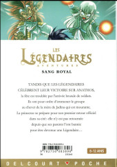 Verso de Les légendaires -RJ1- Les Légendaires Aventures : Sang Royal