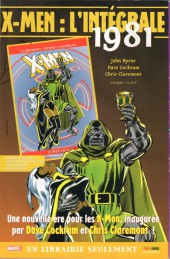 Verso de X-Men (1re série) -85B- Bras de fer