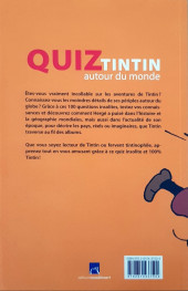 Verso de Tintin - Divers -Géo12 Sup- Tintin - C'est l'aventure - Quiz Tintin autour du monde