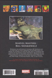Verso de Marvel Comics : La collection (Hachette) -210180- Marvel Masters : Bill Sienkiewicz
