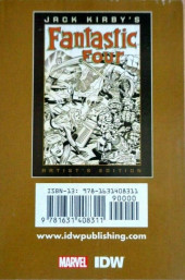Verso de Artist's Edition (IDW - 2010) -49- Jack Kirby's Fantastic Four - Artist's Edition
