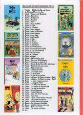 Verso de Tintin - Pastiches, parodies & pirates -a2013- L'affaire Roswell