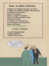 Verso de Tintin - Pastiches, parodies & pirates - Tintin et les extraterrestres