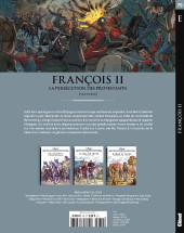 Verso de Les grands Personnages de l'Histoire en bandes dessinées -79- François II: La persécution des protestants