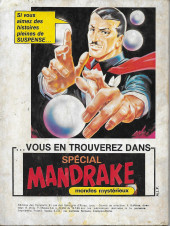 Verso de Mandrake (1re Série - Remparts) (Mondes Mystérieux - 1) -Rec47- Album N°47 (du n°407 au n°409)