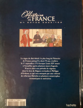 Verso de Histoire de France en bande dessinée -29- La Régence de Philippe d'Orléans de Versailles au Palais-Royal 1715-1723