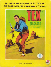 Verso de Tex (Buru Lan - 1970) -23- Territorio Apache