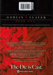 Verso de Goblin Slayer : Year One -8- Tome 8