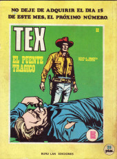 Verso de Tex (Buru Lan - 1970) -31- La cabaña del Colorado