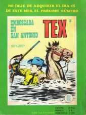 Verso de Tex (Buru Lan - 1970) -35- El pasado de Tex
