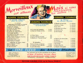 Verso de Sylvain et Sylvette (albums Fleurette) -15a1957- Une traversée mouvementée