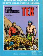 Verso de Tex (Buru Lan - 1970) -45- Muerte en la meseta