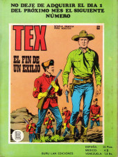 Verso de Tex (Buru Lan - 1970) -52- La ventisca