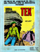 Verso de Tex (Buru Lan - 1970) -56- Incursión en 