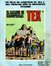 Verso de Tex (Buru Lan - 1970) -60- El valle de los huesos gigantes