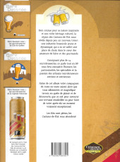 Verso de Bière Dessinée -3- Le guide BD des microbrasseries des Cantons-de-l'Est
