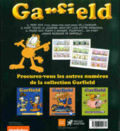 Verso de Garfield (Presses Aventure - carrés) -80- Album Garfield #80