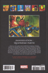 Verso de Marvel Comics : La collection (Hachette) -213171- Annihilation : Quatrième Partie