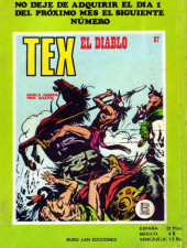 Verso de Tex (Buru Lan - 1970) -66- El Exterminador