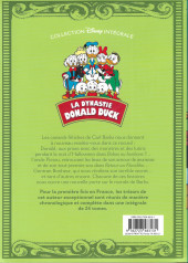 Verso de La dynastie Donald Duck - Intégrale Carl Barks -3a2012- Bobos ou bonbons ? et autres histoires (1952-1953)