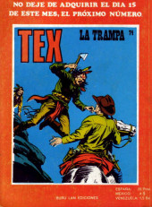 Verso de Tex (Buru Lan - 1970) -73- La misión de Kit