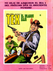 Verso de Tex (Buru Lan - 1970) -82- La fuga de Tex