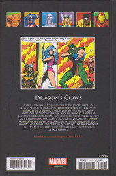 Verso de Marvel Comics : La collection (Hachette) -214173- Dragon's Claws