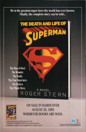 Verso de Action Comics (1938) -691- Reign of the Supermen! Shattered Steel!