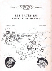 Verso de Les patés du capitaine Blunk